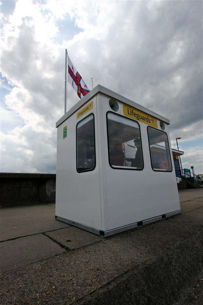 RNLI lifeguards' hut at Sheerness