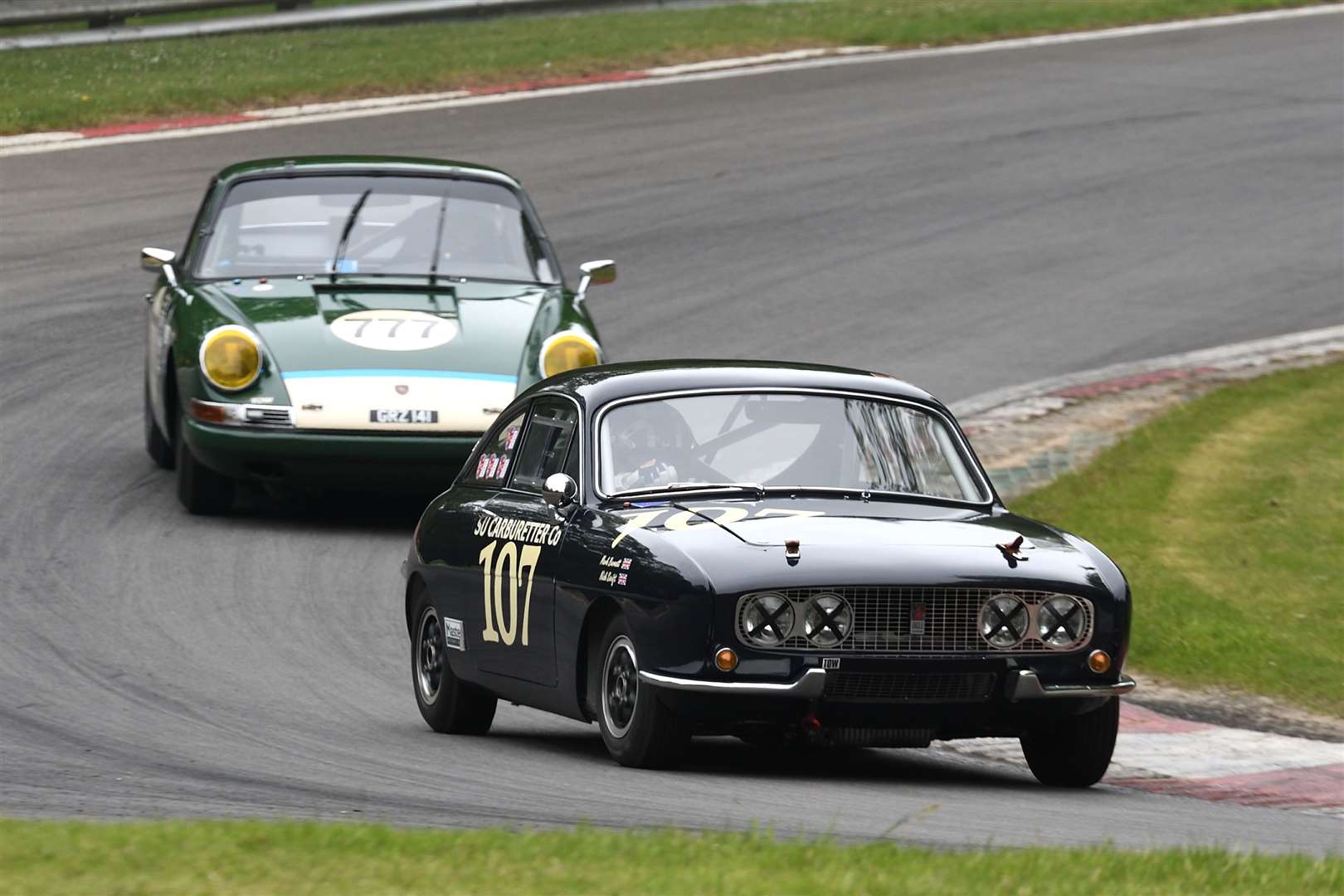 Nick Swift from Tenterden finished first in class and 21st overall in his Ogle SX1000, in the Gentlemen Drivers race. Picture: Simon Hildrew