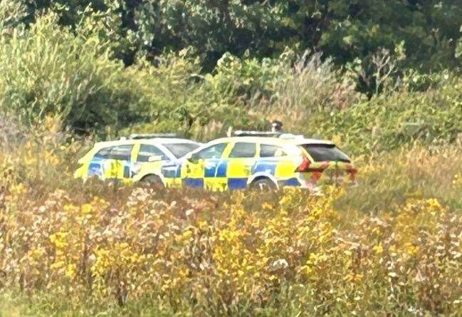 Police say the death of a man whose body was found in a grassy area between Vauxhall Avenue and Broad Oak Road in Canterbury is not being treated as suspicious. Picture: Katie Keyte