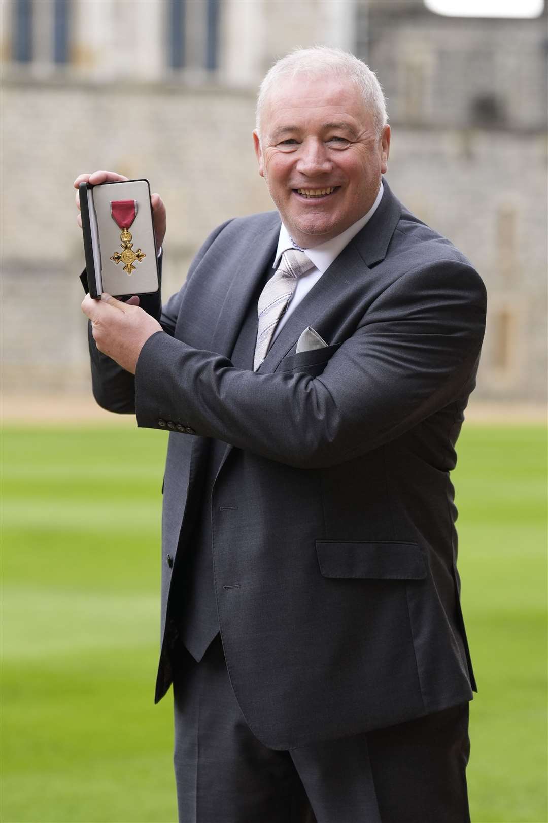 Former Scotland footballer Ally McCoist was made an MBE (Andrew Matthews/PA)