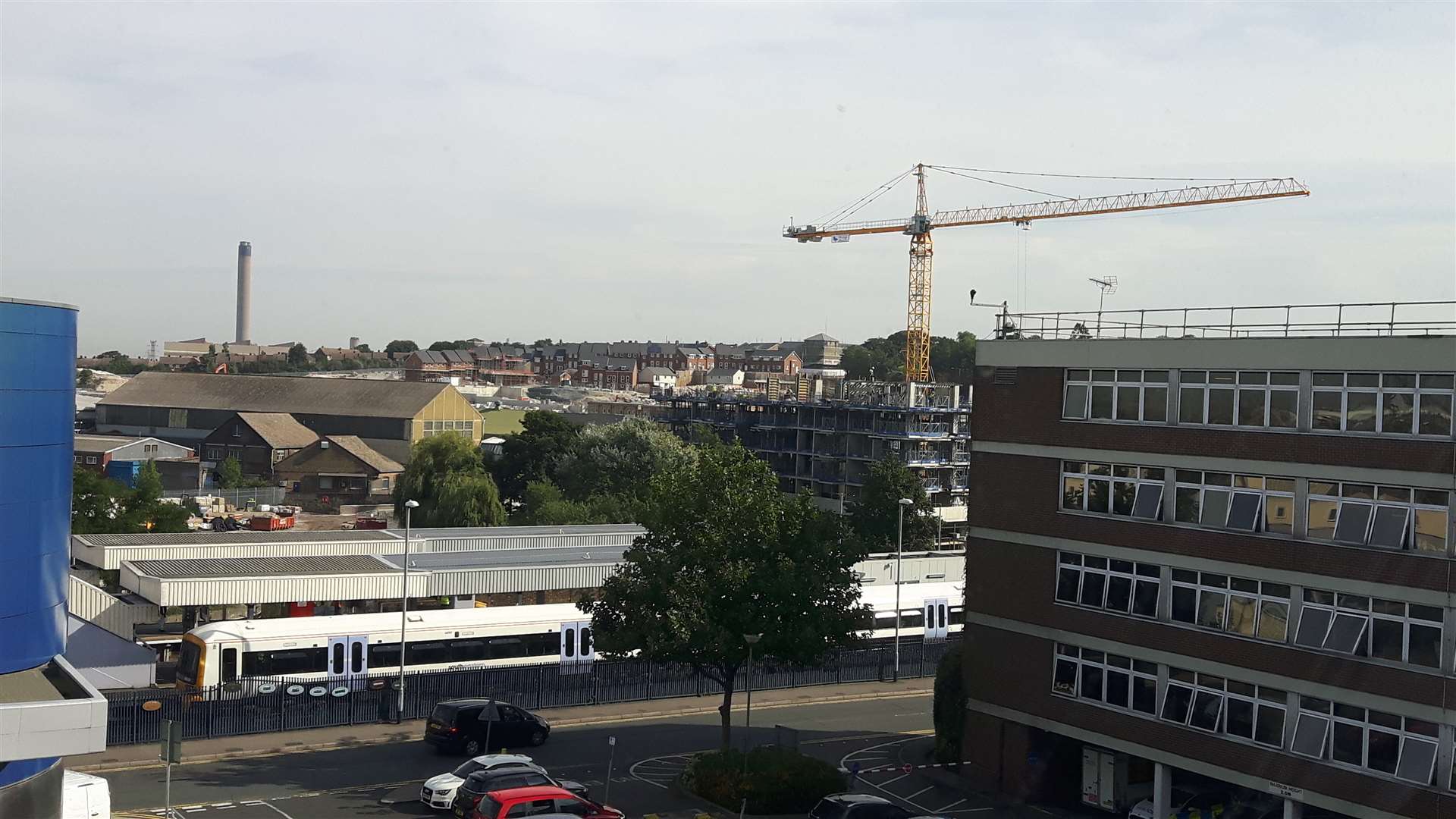 Cranes are a familiar sight in Dartford as more developments come on stream