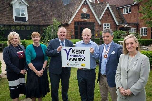 The judges for the Kent Volunteering Awards (17049218)