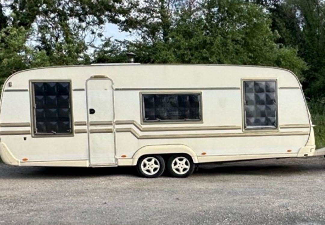 An example of a caravan that could be stationed on the former coal yard. Picture: Robert Tutton Town Planning Consultants Ltd