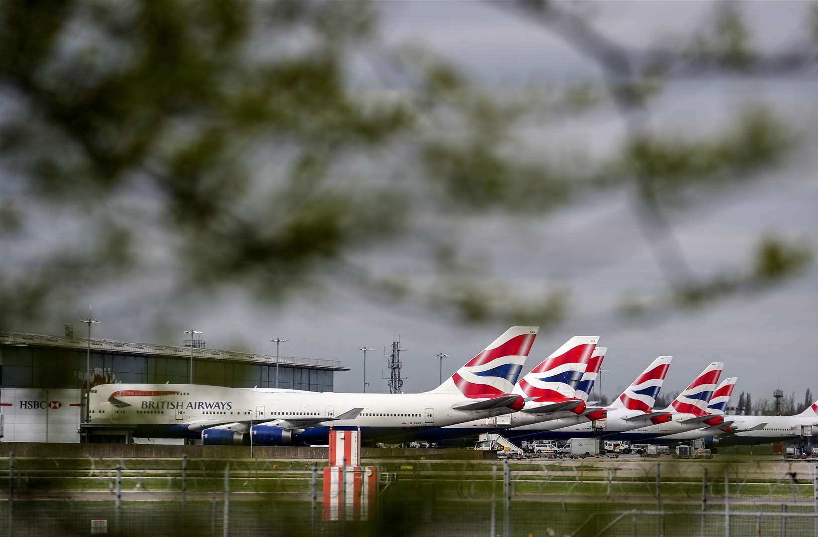 British Airways planes at Heathrow Airport (PA)