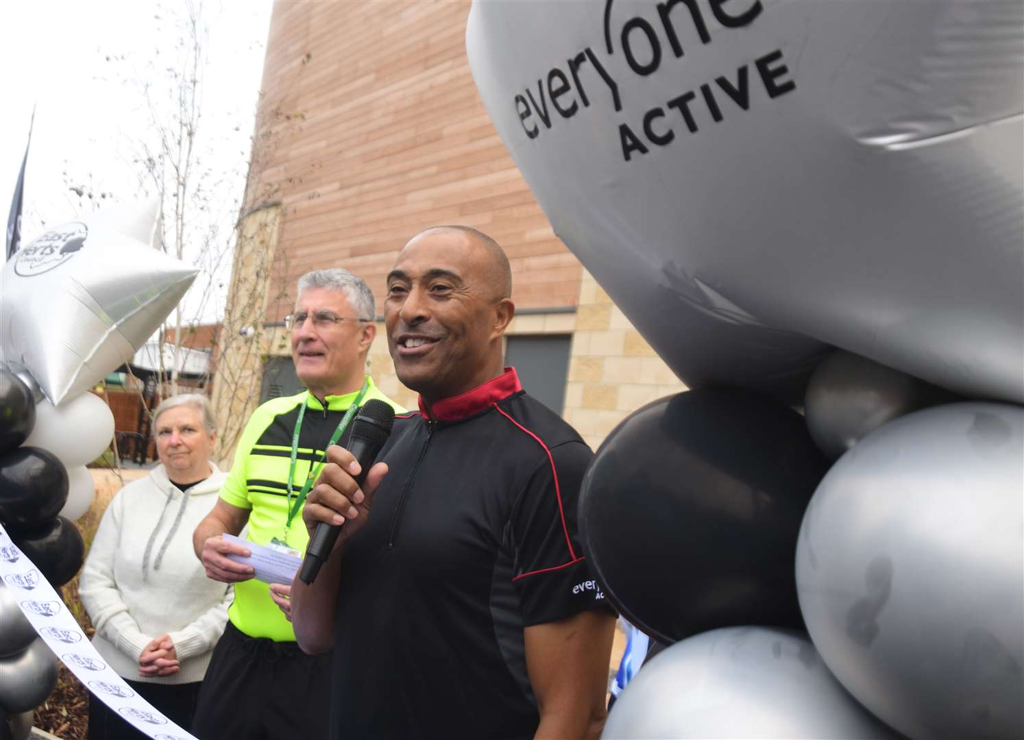 Former Olympian Colin Jackson opens the new centre in Bishop's Stortford, Hertfordshire. Picture: Vikki Lince
