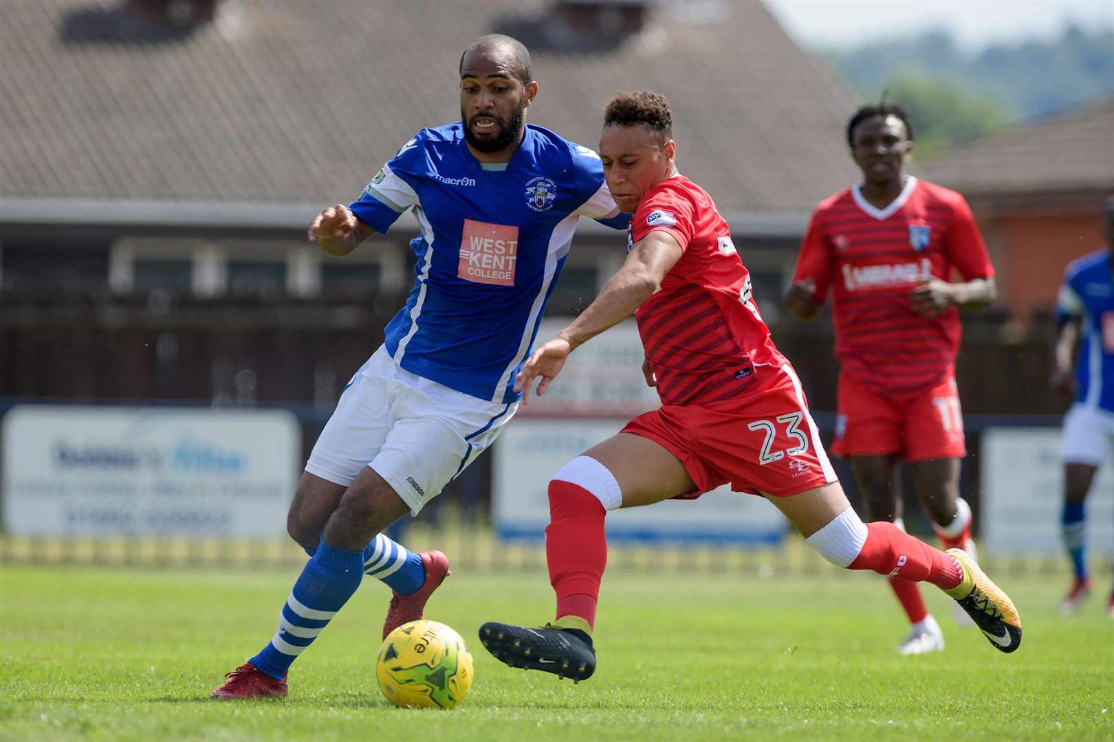 Aaron Simpson in action. Tonbridge Angels v Gillingham pre-season action Picture: Andy Payton (3063174)