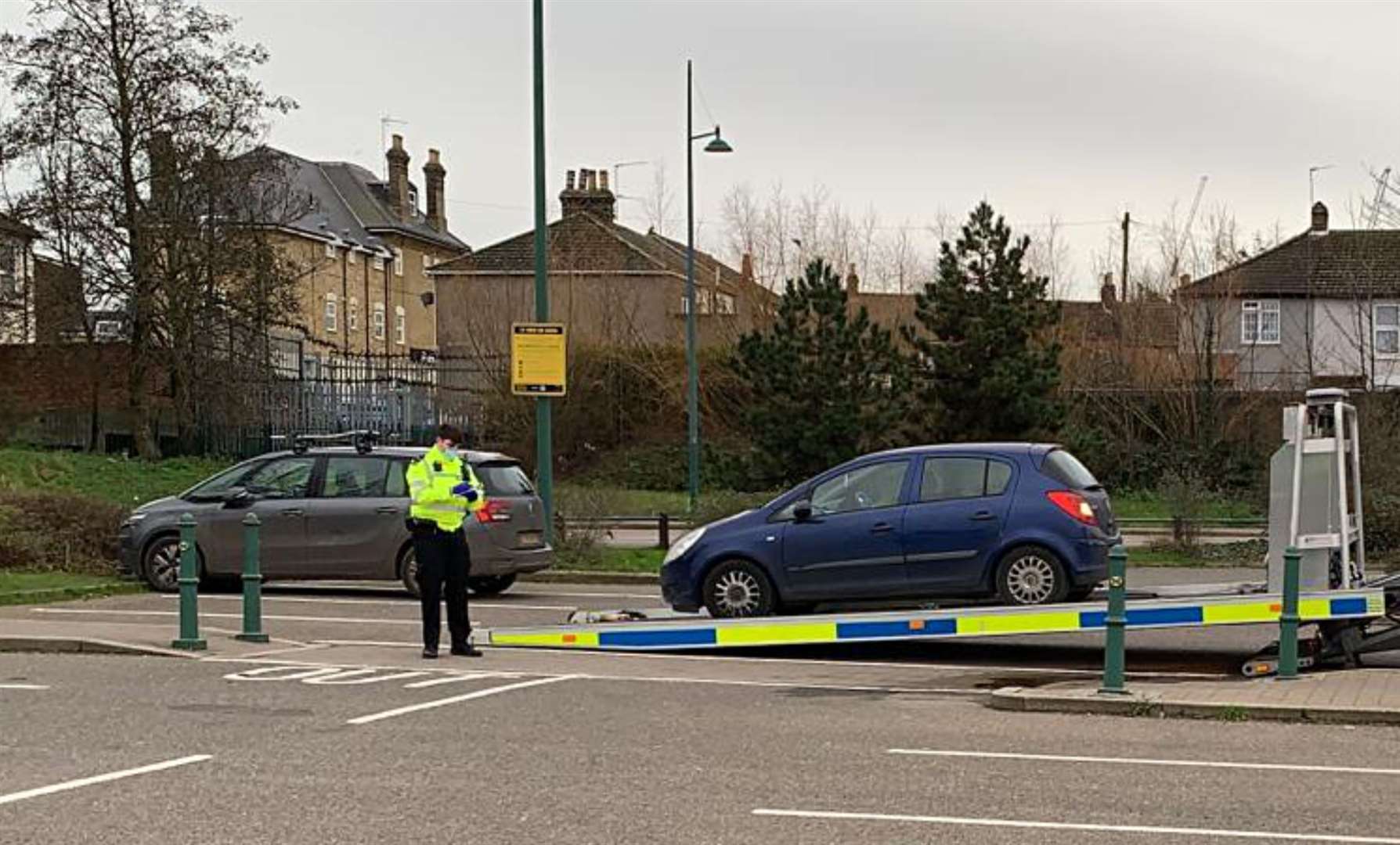 Environment Agency Officers seized a vehicle and issued four penalty notices whilst stopping motorists carrying illegal waste in Erith