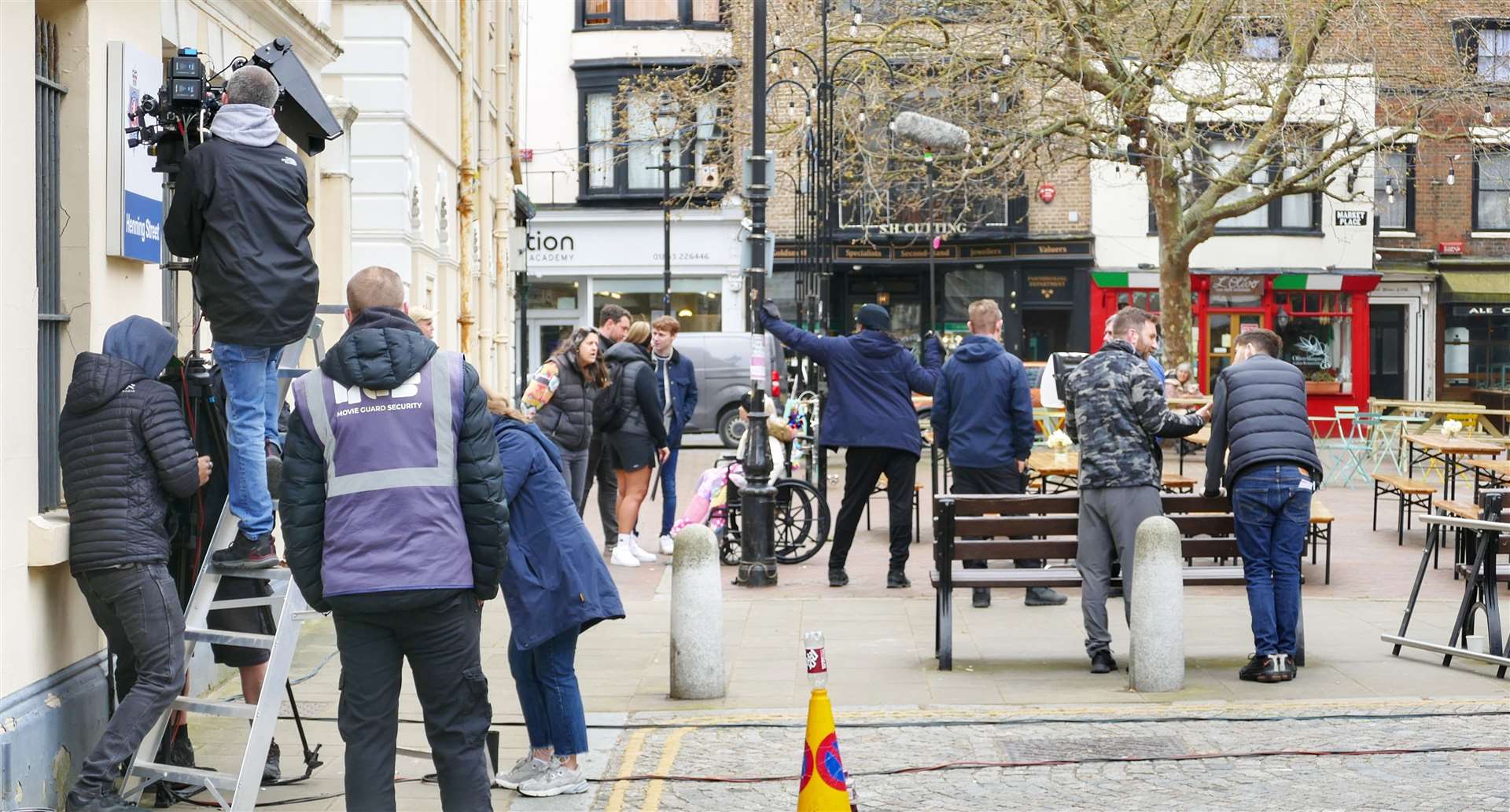 The Eastenders crew have been filming in Margate. Picture: Frank Leppard