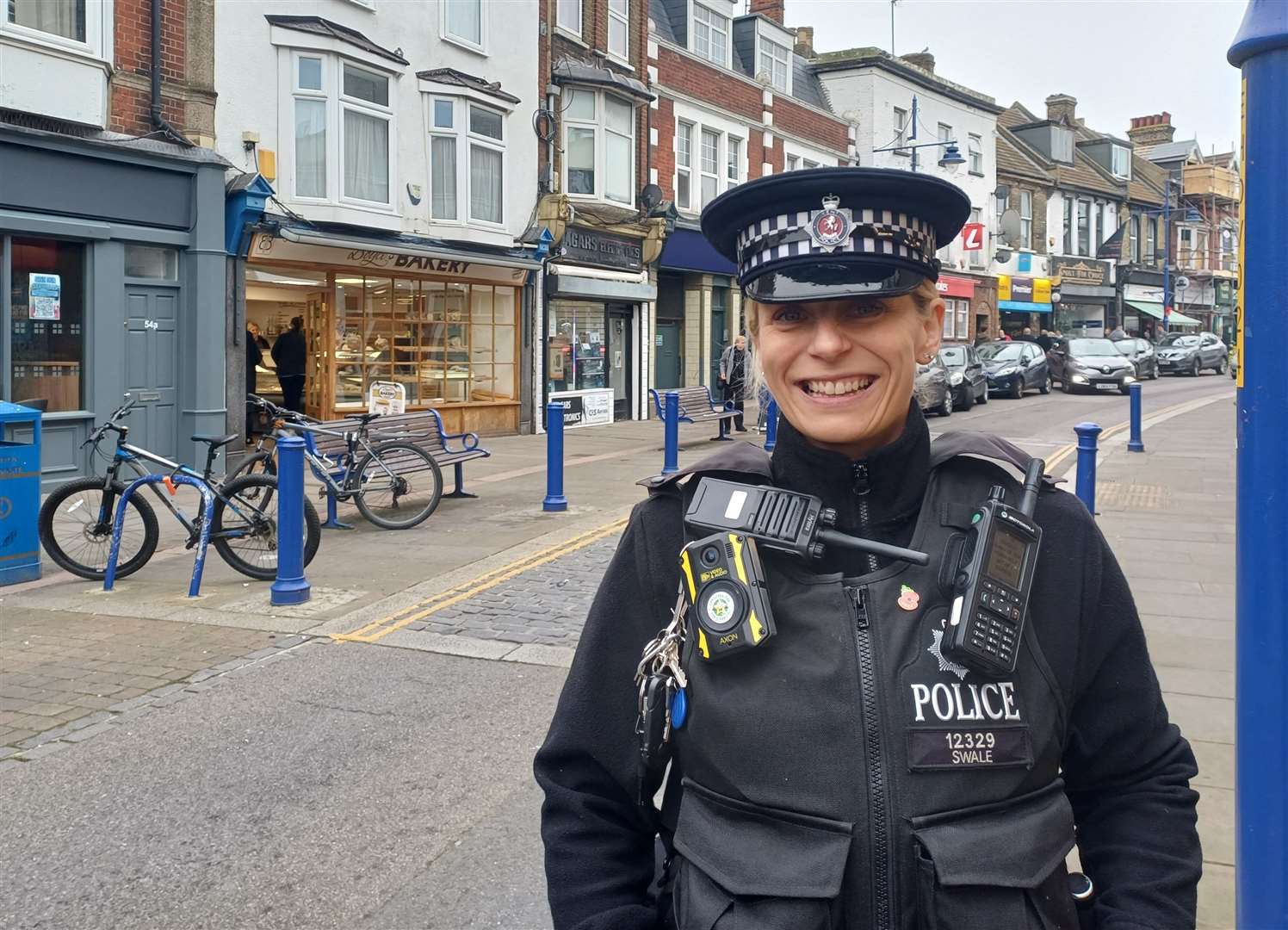 PC Alison Honess covers Sheerness as a beat officer