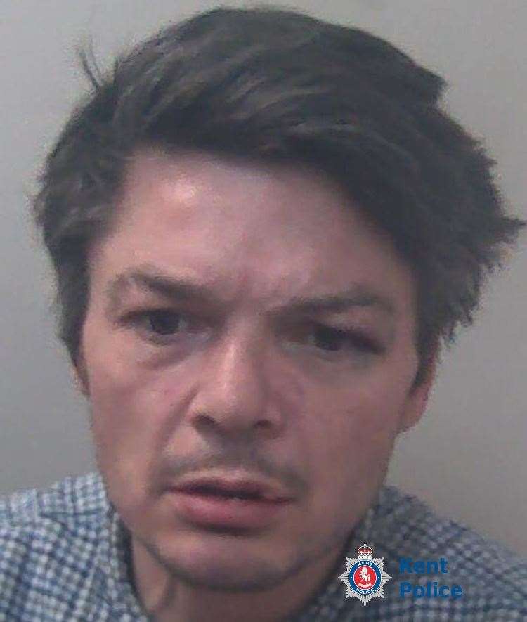 Sean Gaskin carried out numerous thefts across his home town. Picture: Kent Police
