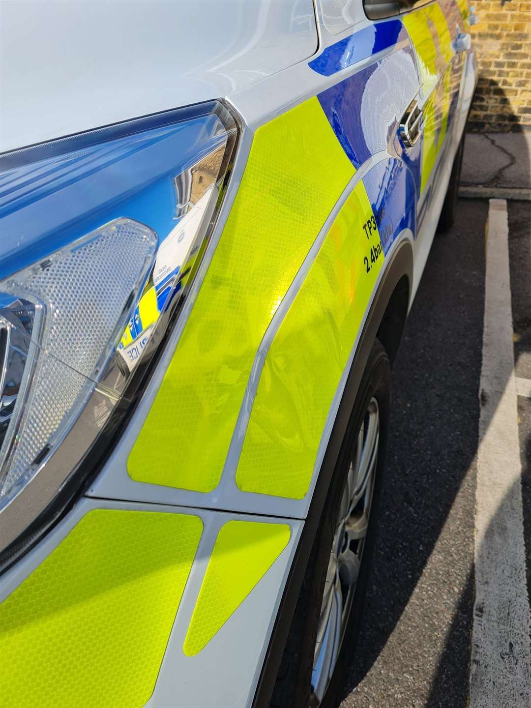 A man has been arrested after British Transport Police vehicles were damaged in Maidstone. Picture: @BTPKent