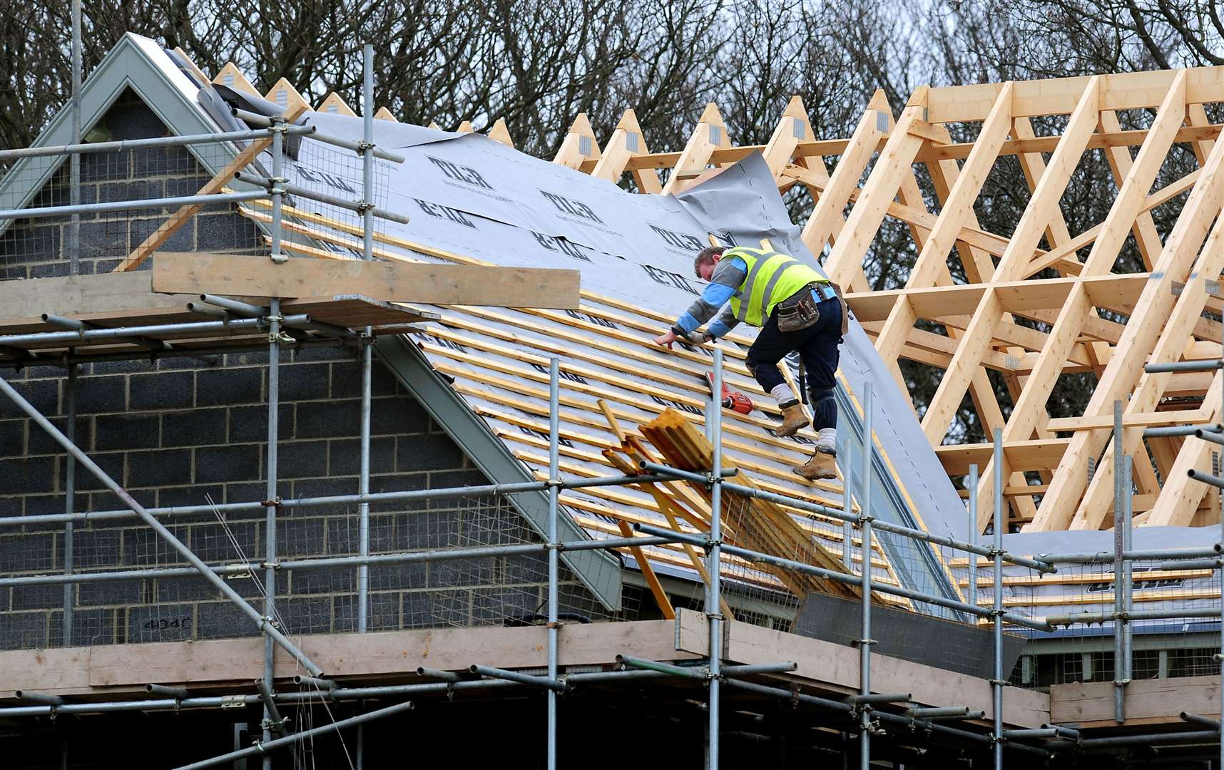 Residential construction has seen its fastest rate of growth since March 2022 (Rui Vieira/PA)