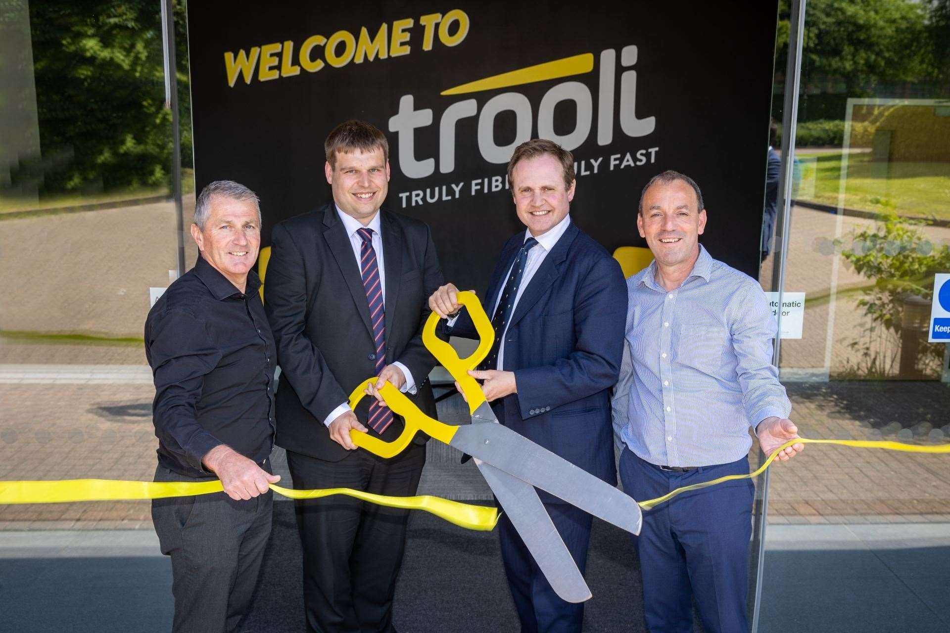 The ribbon is cut on Trooli's new HQ in Kings Hill