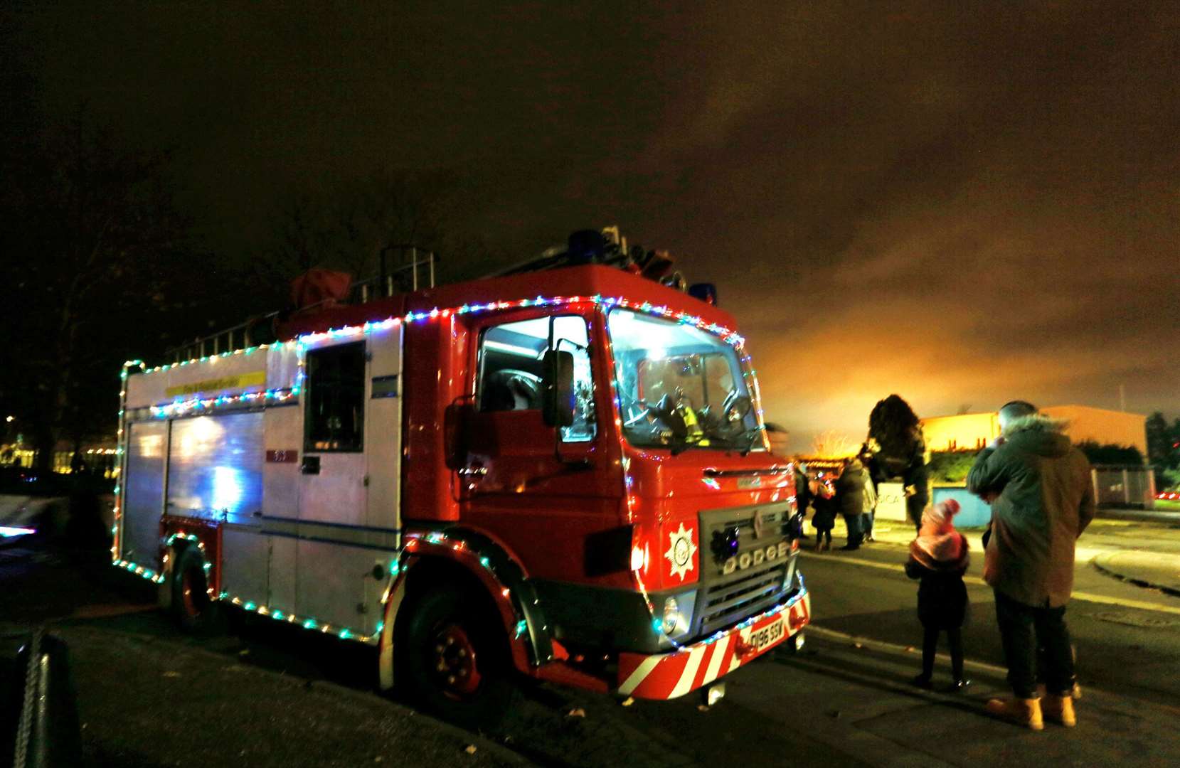 Queenborough's annual Christmas lantern parade. Picture: Phil Lee