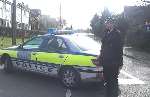 Police close Hollow Lane, Snodland, leading to the scene of the incident. Picture: Rudolf Richter