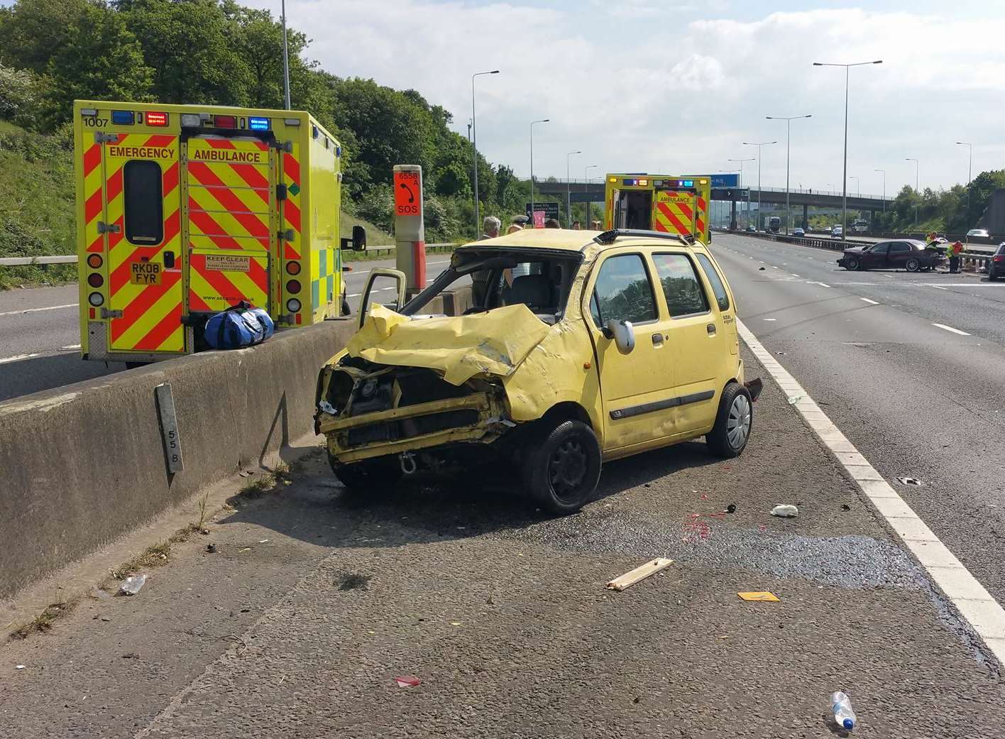 M20: Motorway Blocked Between Junction 6 For Aylesford And 5 For ...