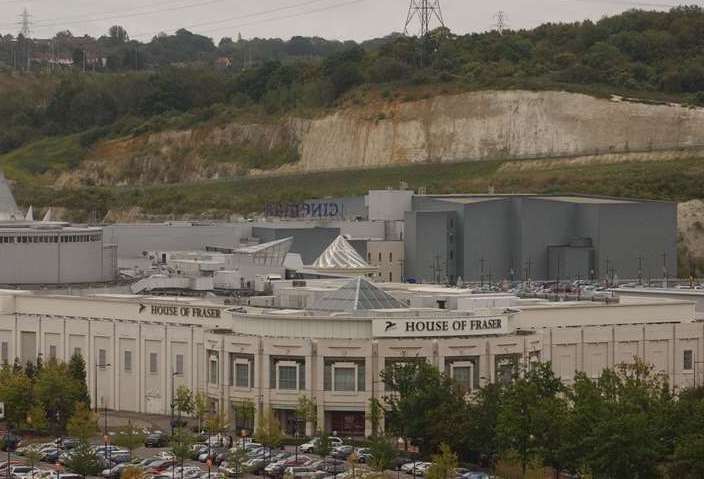 Picture of the cliffs surrounding Bluewater in 2006. Picture: Jim Rantell