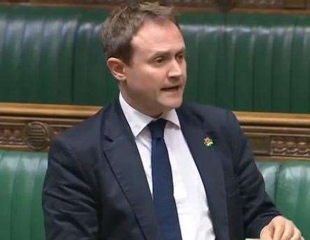 MP Tom Tugendhat. Picture: Parliament TV