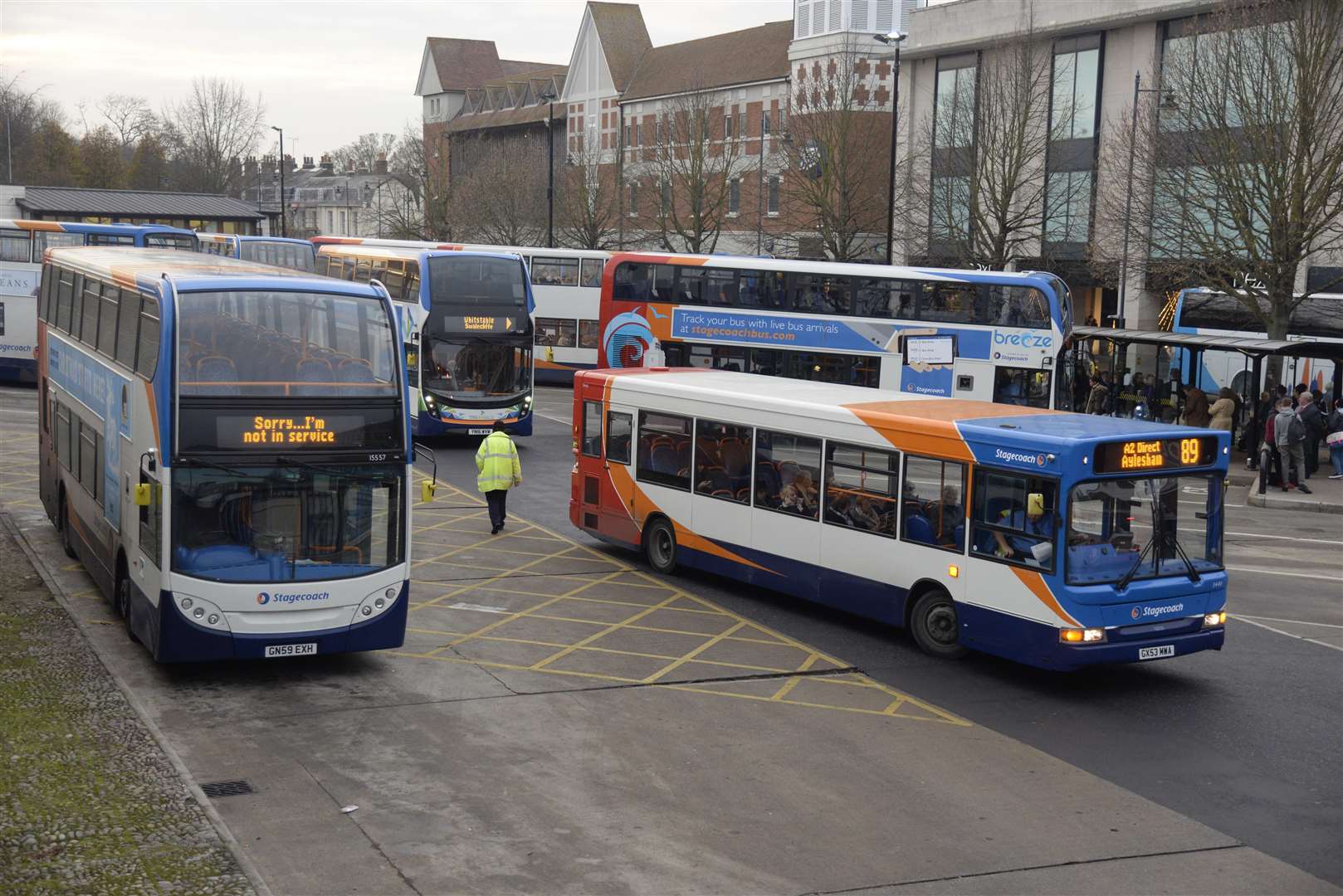 Canterbury bus station.