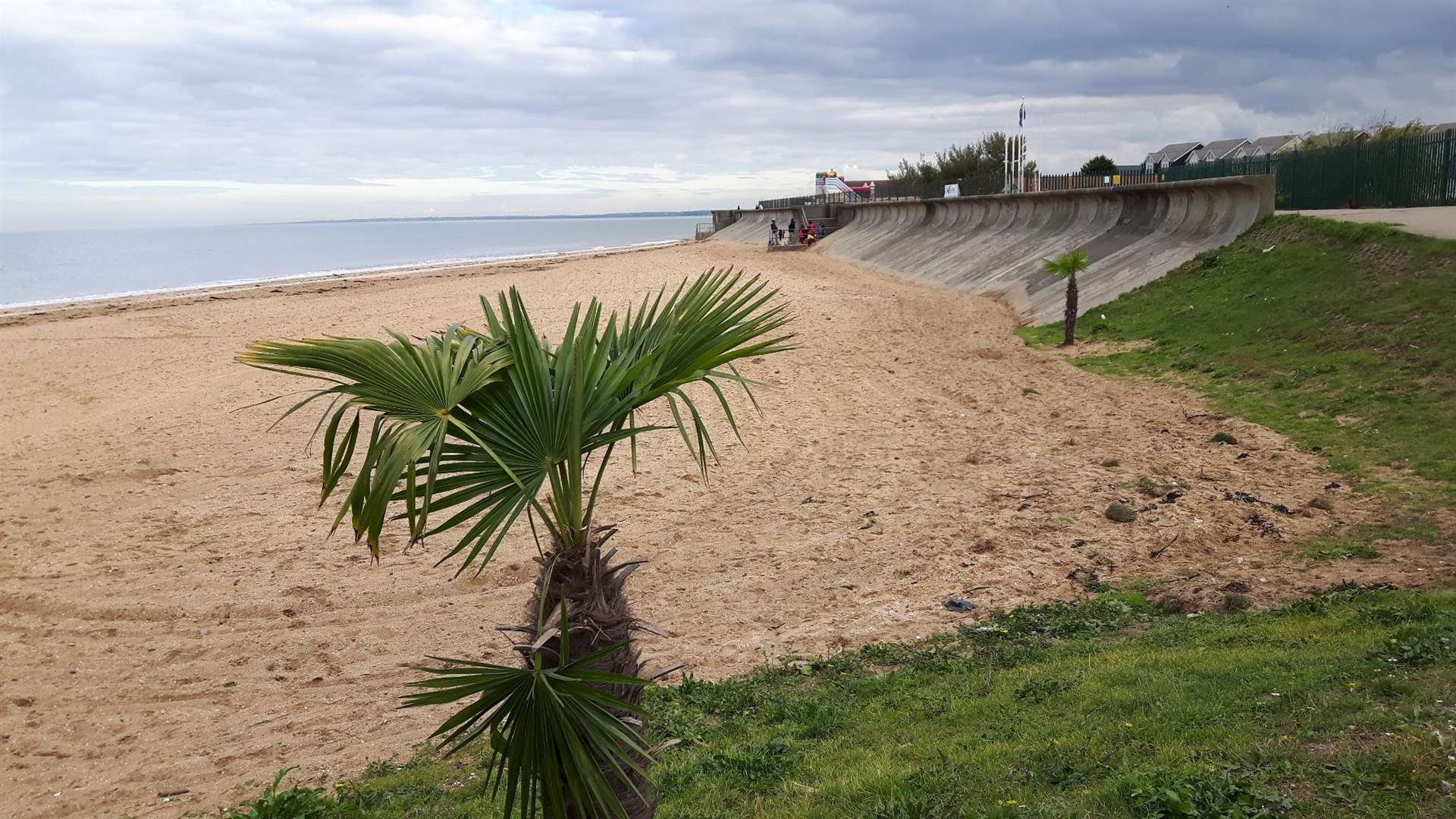 Leysdown beach has been cordoned off