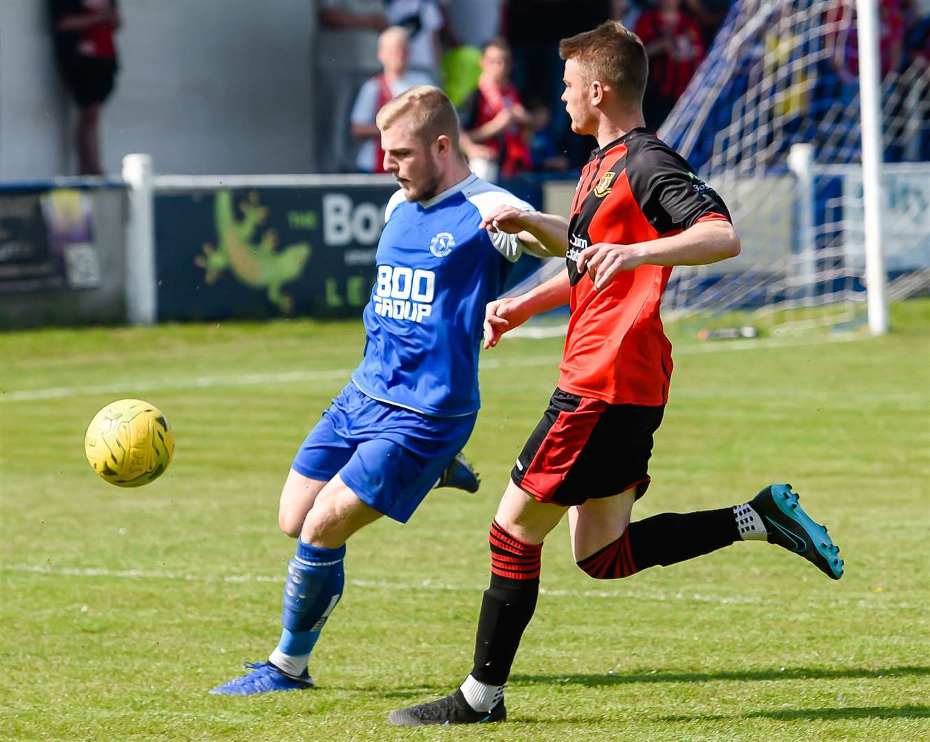 Liam Middleton, right, scored a hat-trick for Sittingbourne's development side Picture: Alan Langley