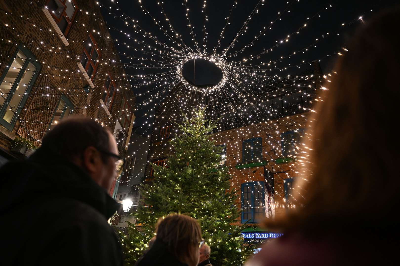 Visitors to the famous street clearly enjoyed the spectacular display (Jack Hall Media Assignments/PA)