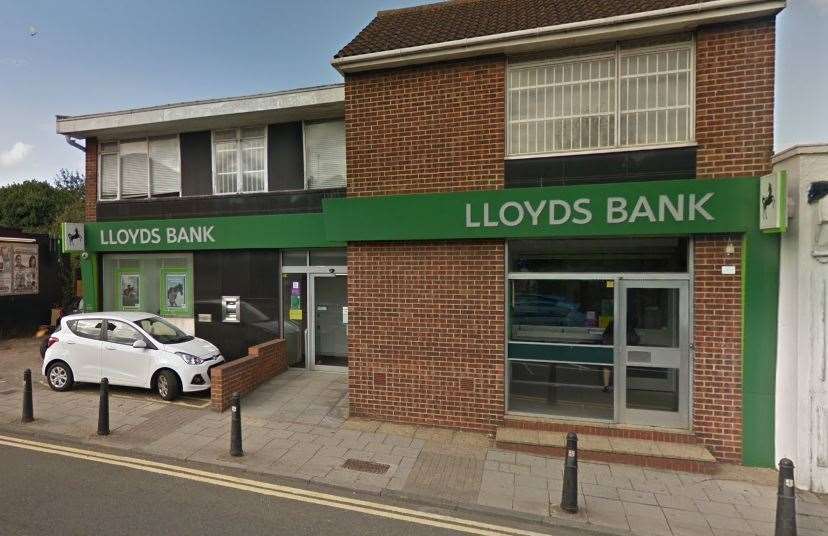 Lloyds Bank in Rainham High Street will close in November. PIcture: Google Maps (15358786)