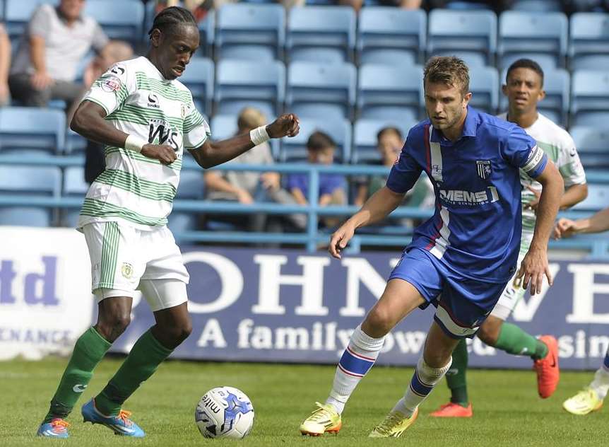 Gills skipper Doug Loft is back in training but Saturday's trip to Oldham has come too soon Picture: Barry Goodwin