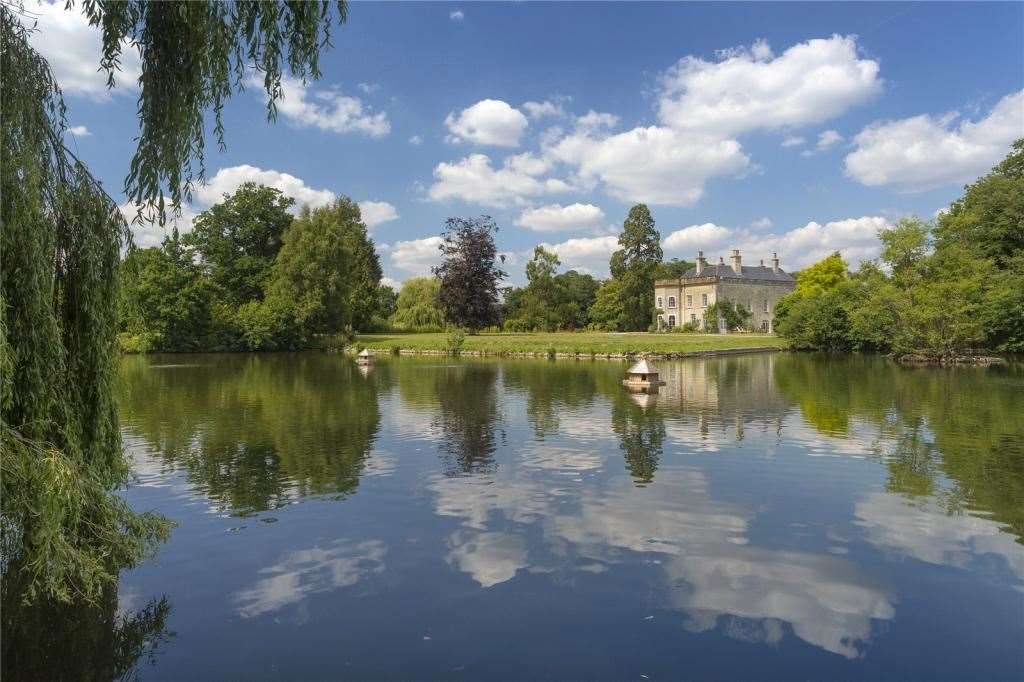 Lake views over the Hunton Court Estate. Picture: Strutt and Parker