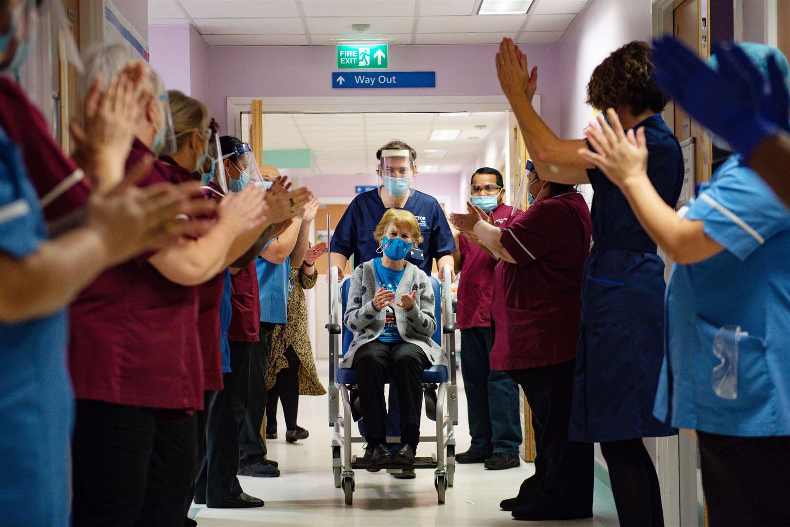 Margaret Keenan became the first person in the world to have the Pfizer vaccine on December 8 (Jacob King/PA)