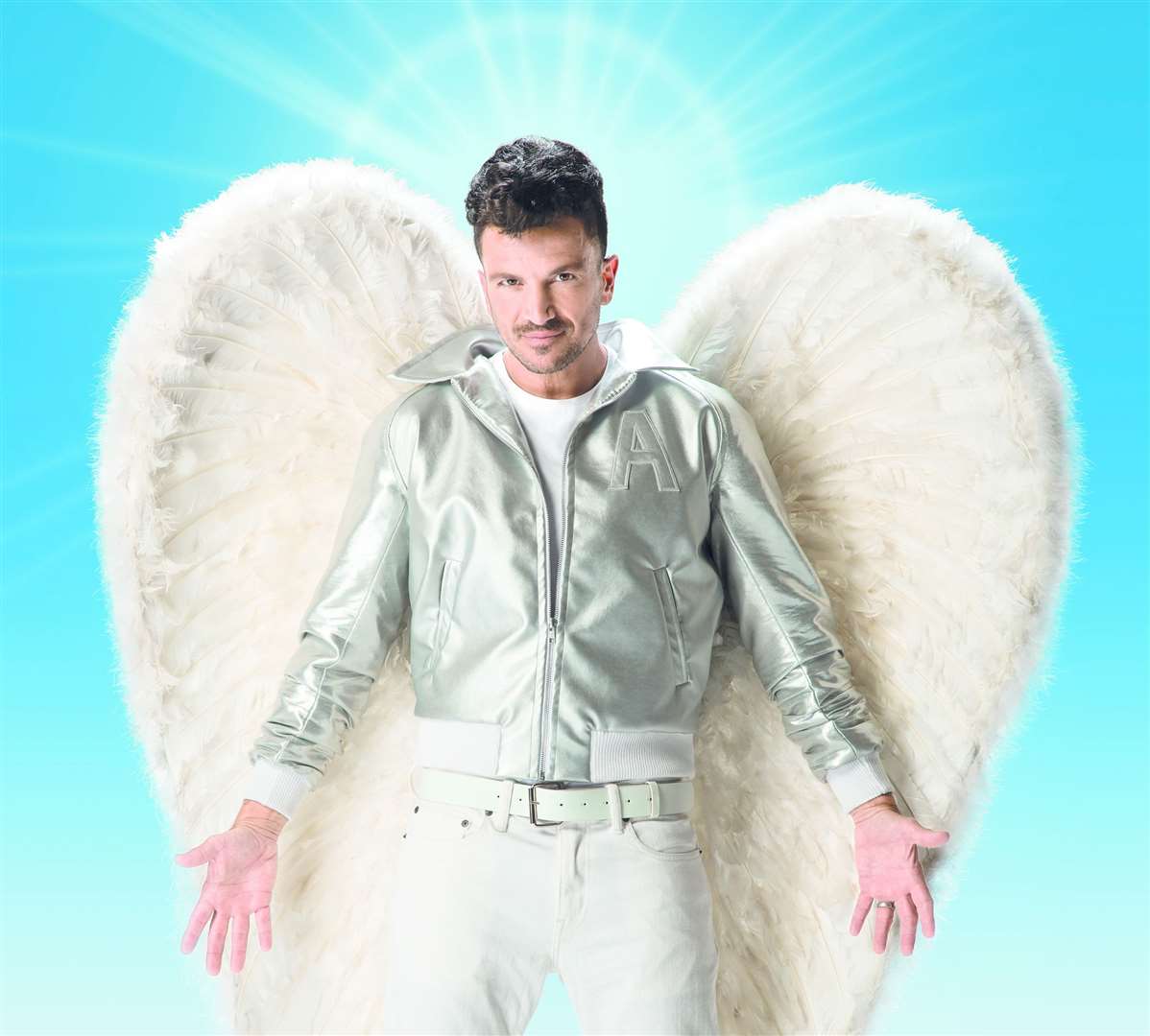 Peter as Teen Angel in Grease Picture: Hugo Glendinning