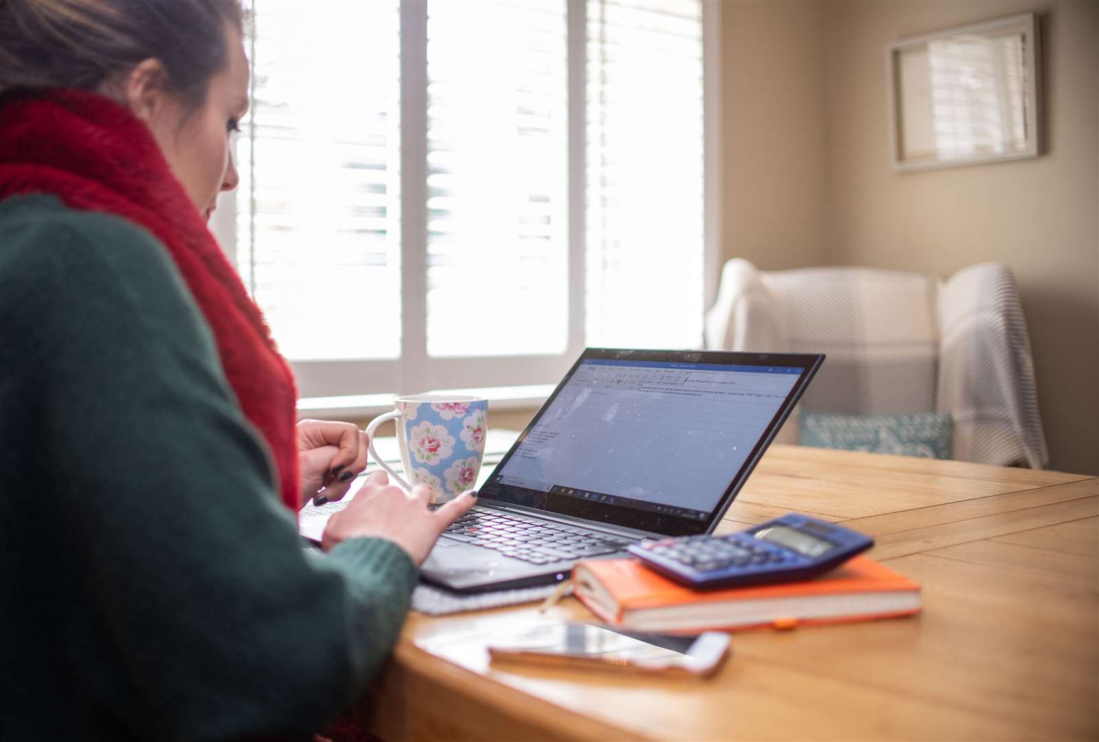 58% of workers said they felt more productive as a result of working from home, according to the survey (Joe Giddens/PA)