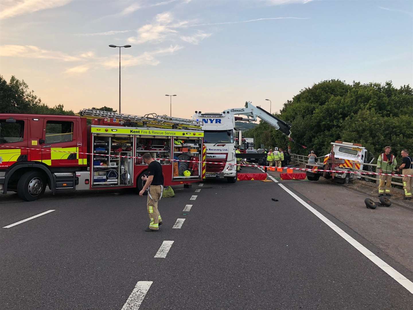 The crash caused miles of tailbacks. Picture: Nick Pink (3304470)