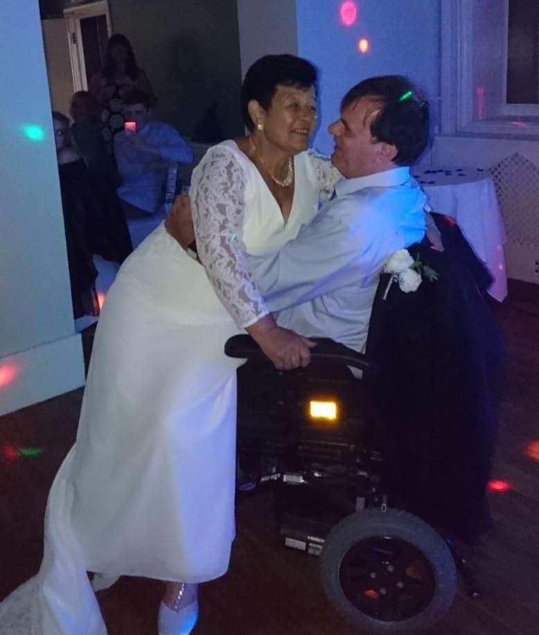 Dennis and Yvonne during their first dance month Picture: Brian Hayes