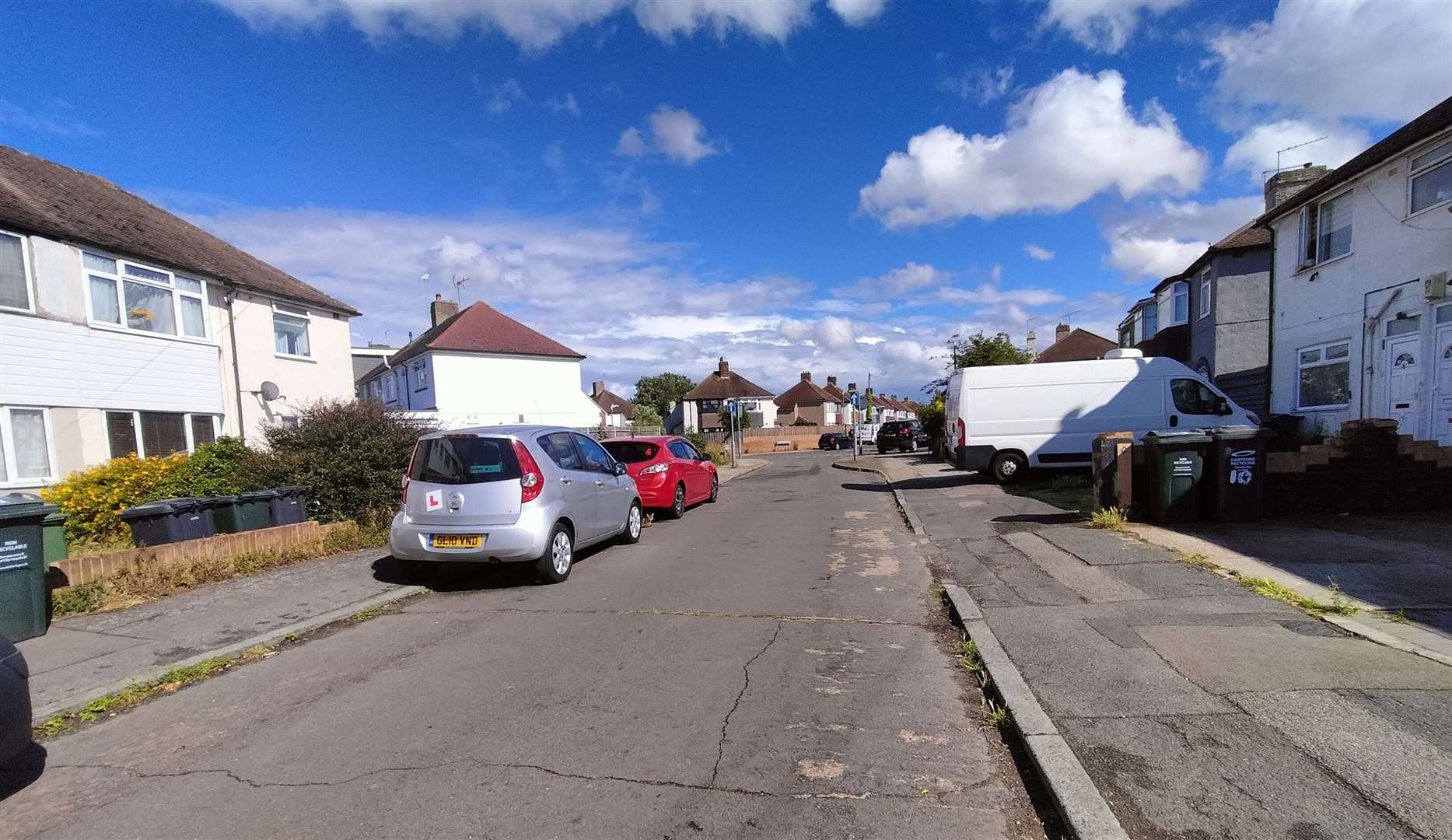 Mr Martin was outside unable to move in Burnham Crescent. Picture: Kristina Valentine