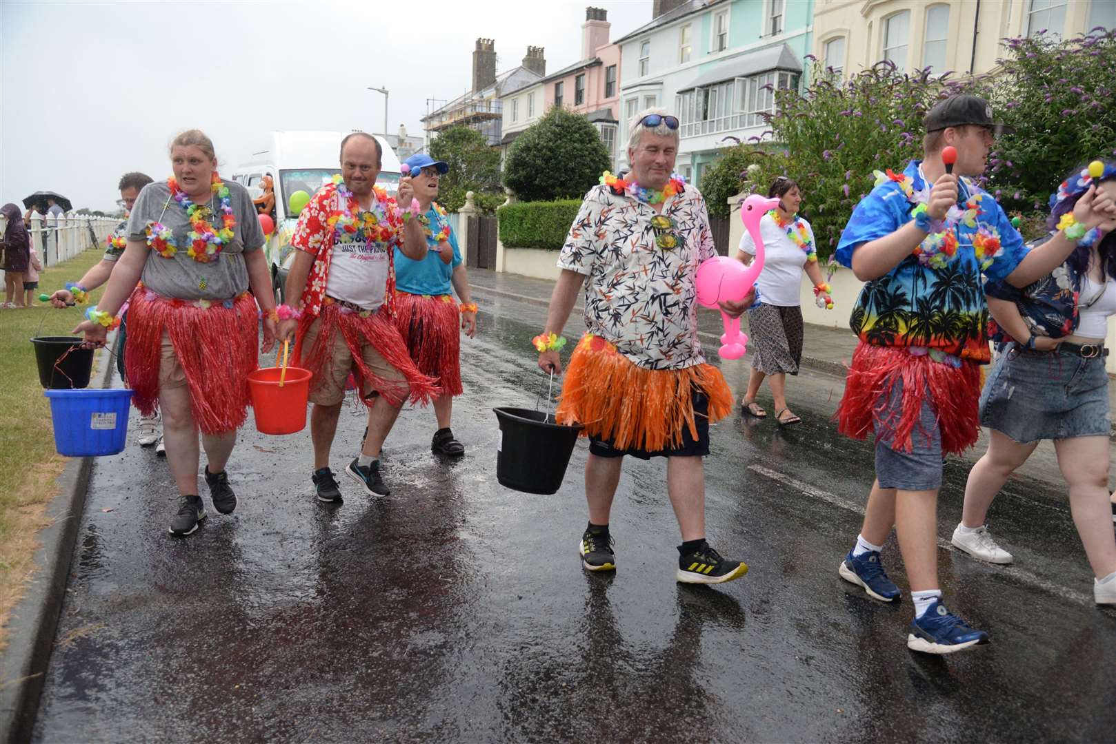 Despite the high temperatures followed by thunder, lightening and rain, the 2019 Deal Carnival carried on, but spectators did not show their support by donating