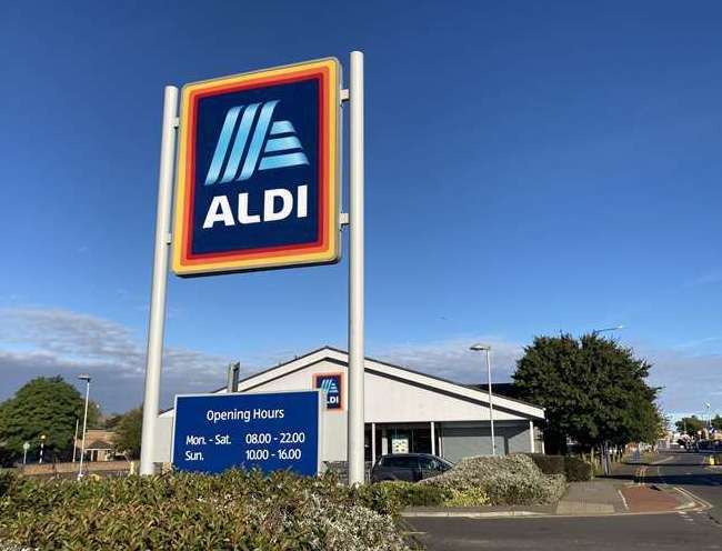 The Sheerness Aldi store which is set to be taken over by Home Bargains