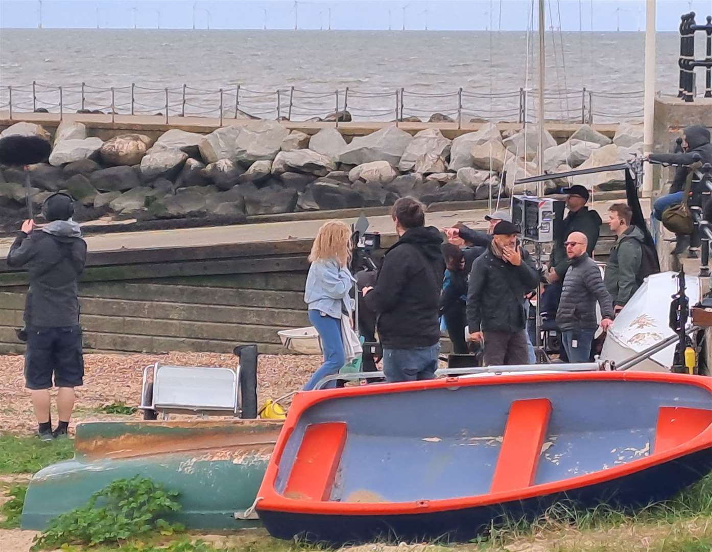 Sophie Turner was spotted filming on Herne Bay beach last year for new ITV drama Joan