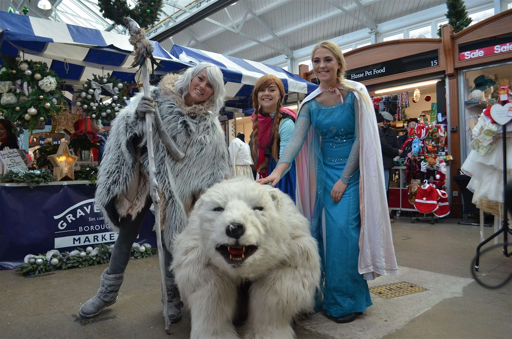 An animatronic polar bear and friends. Picture: @jasonphoto