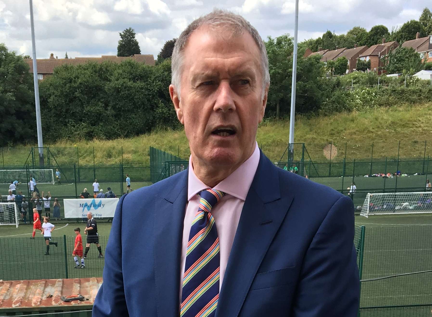 Sir Geoff Hurst visiting Strood Sports Centre