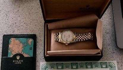 The Rolex that has been stolen from a home in Folkestone