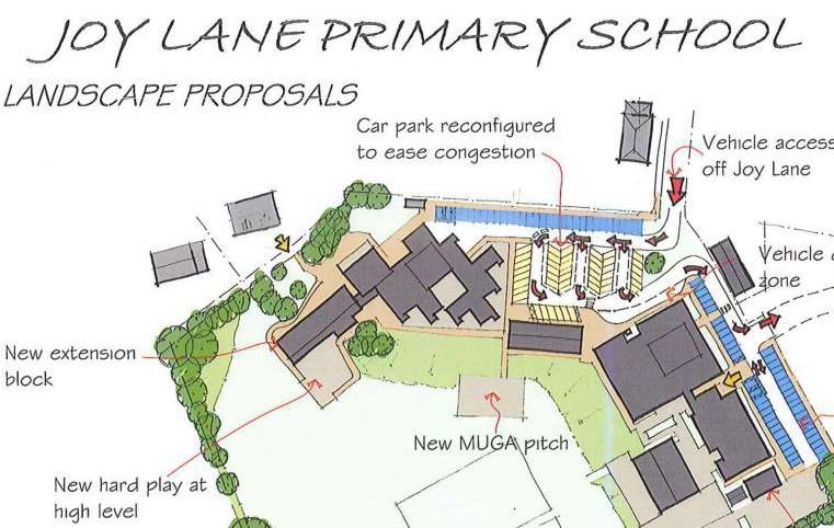 The plans to expand Joy Lane Primary School have been revealed.