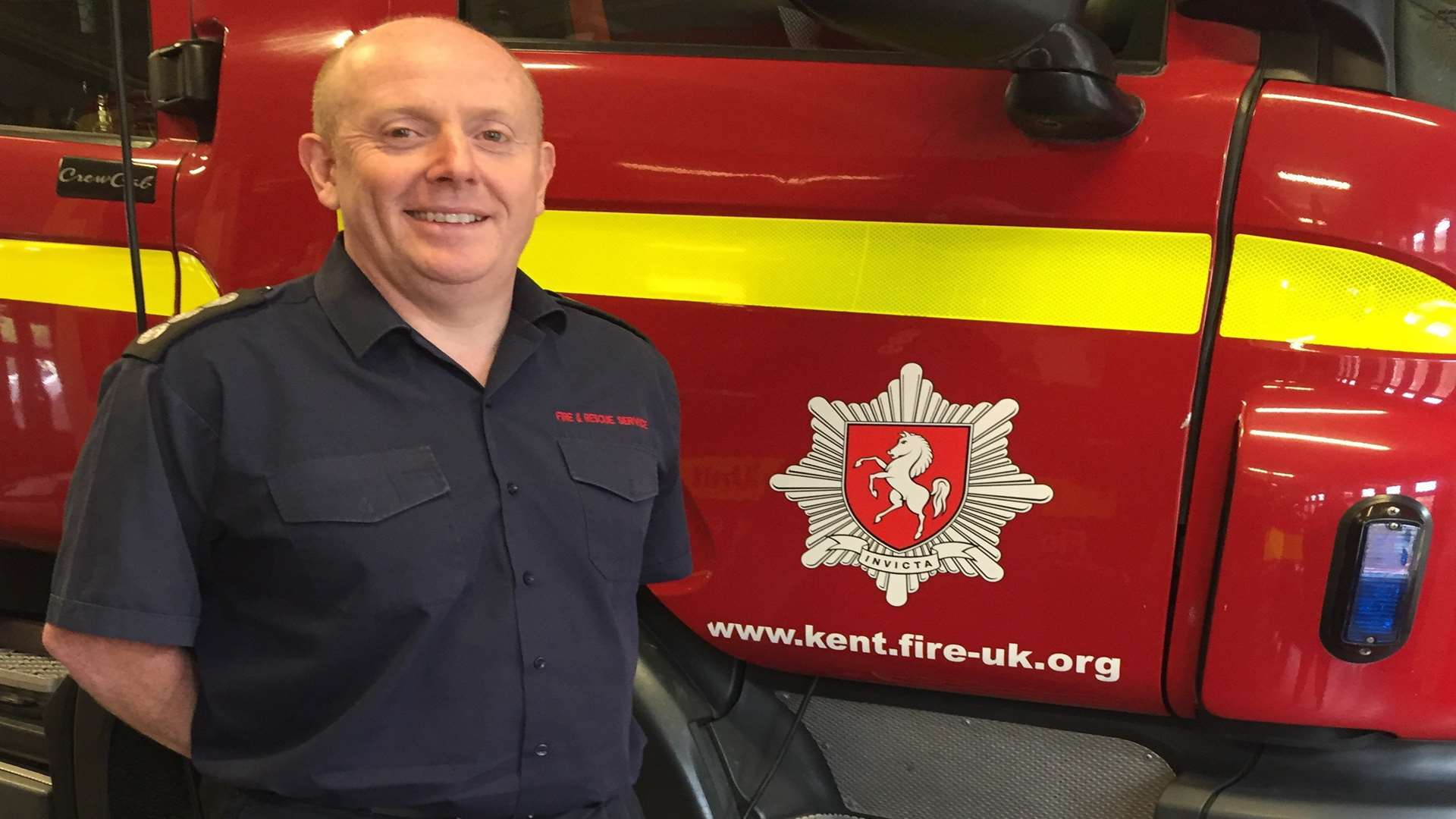 Rob Sherwood, station manager at Folkestone, now and at the time of the earthquake