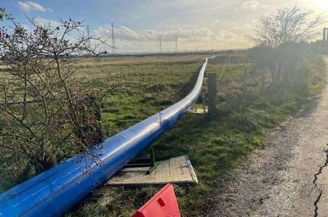 Last year was England’s driest summer for 50 years prompting the use of pipes to get water to the Isle of Sheppey