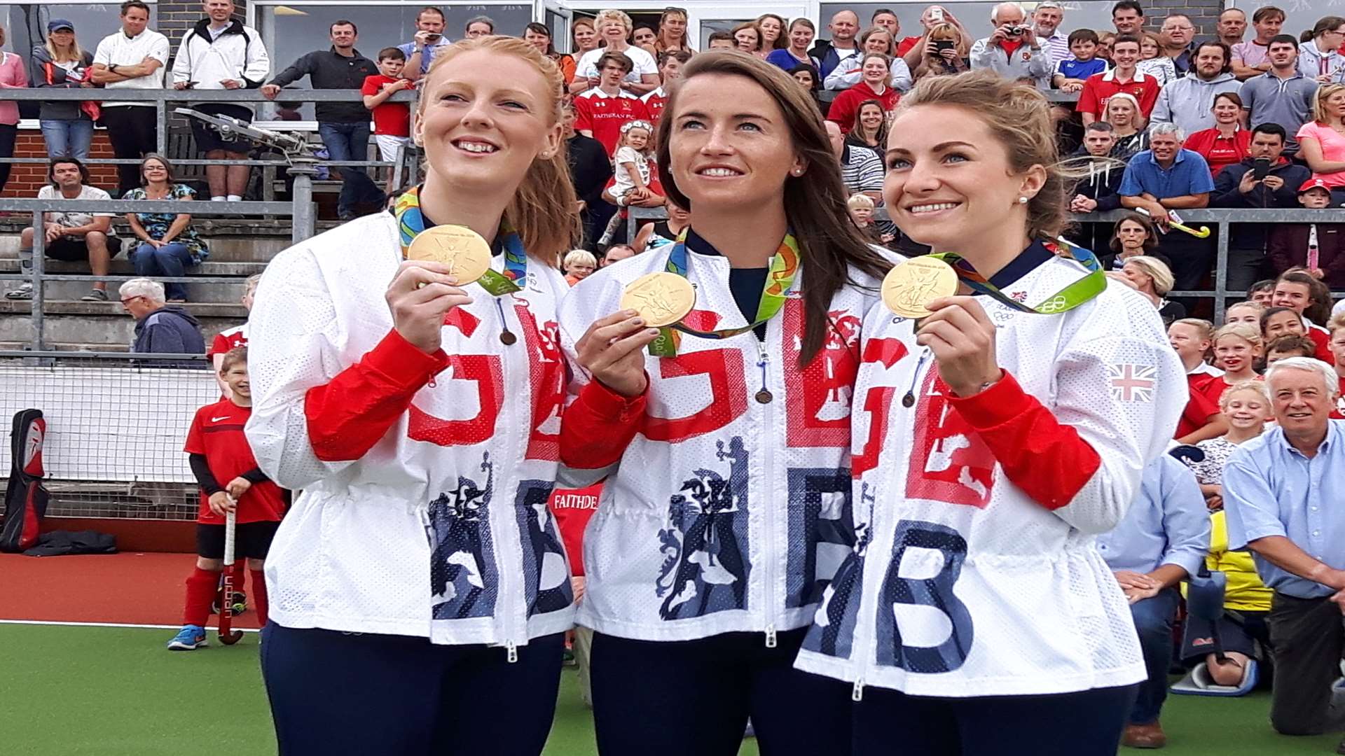 The Golden Girls were given a hero's welcome