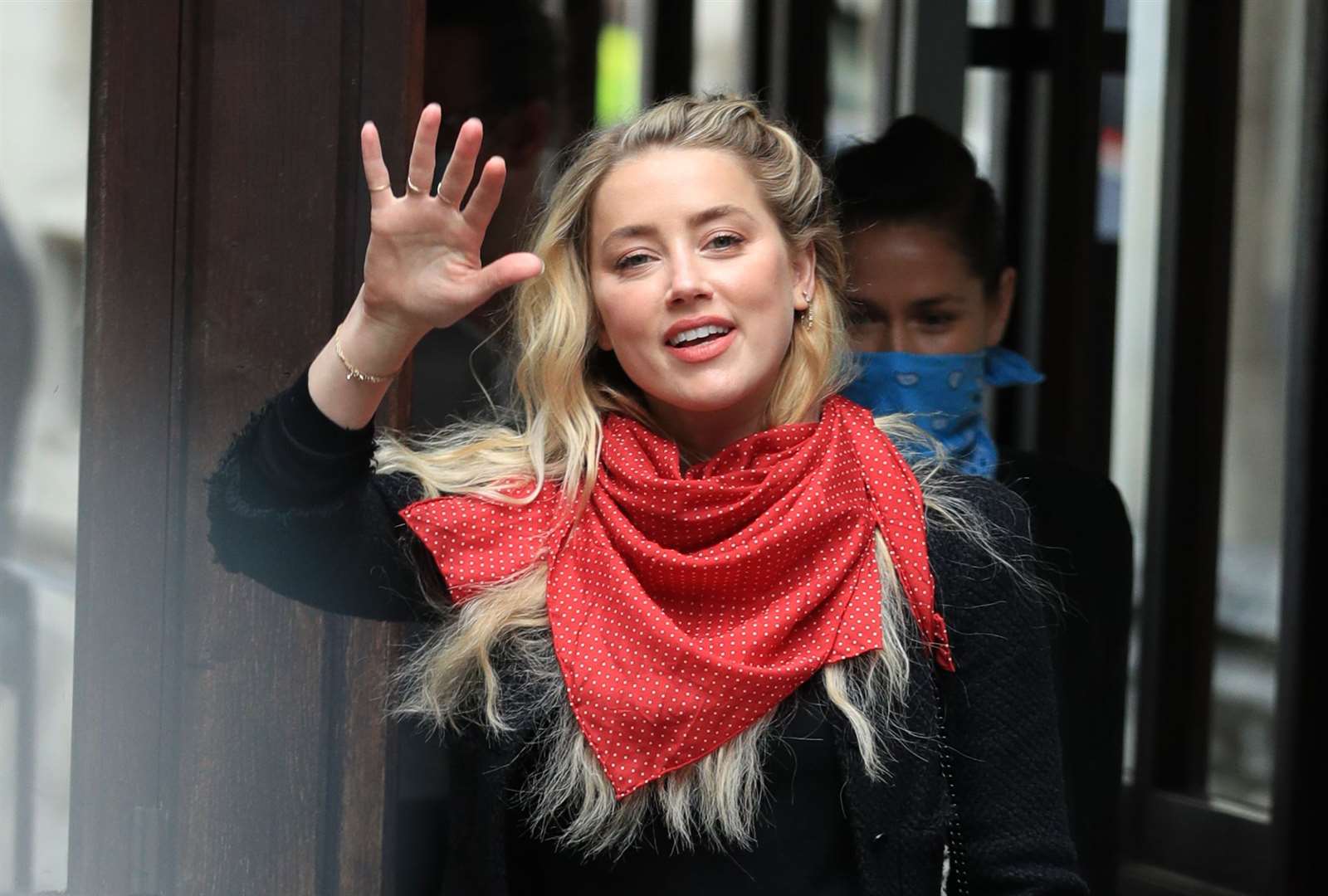 Amber Heard’s sister said she was often called in to intervene in arguments (Aaron Chown/PA)