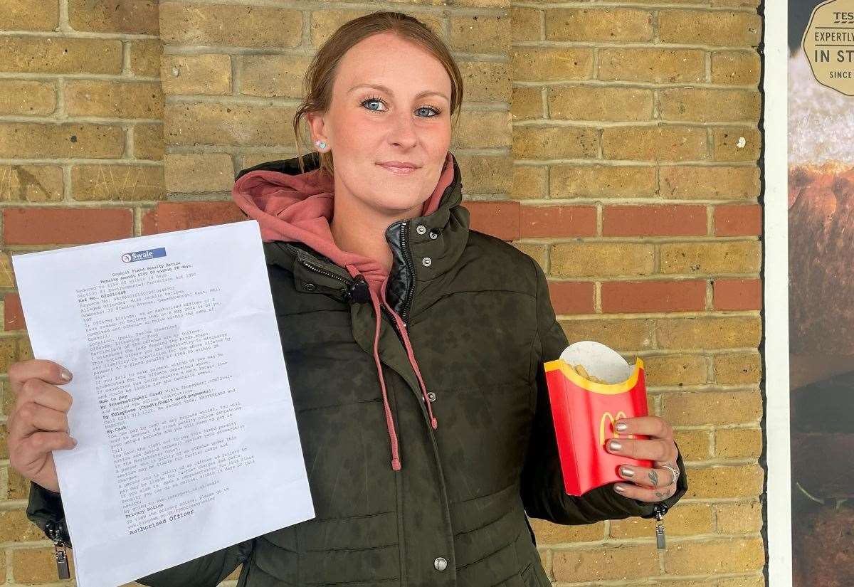 Woman fined £200 after seagull ate her chips