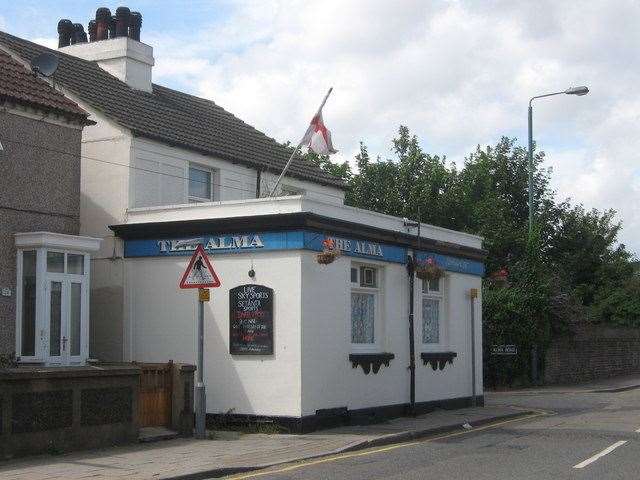 The Alma Public House in Swanscombe has been demolished and will be turned into a house of multiple occupancy. Photo: David Anstiss/ Wikimedia Commons