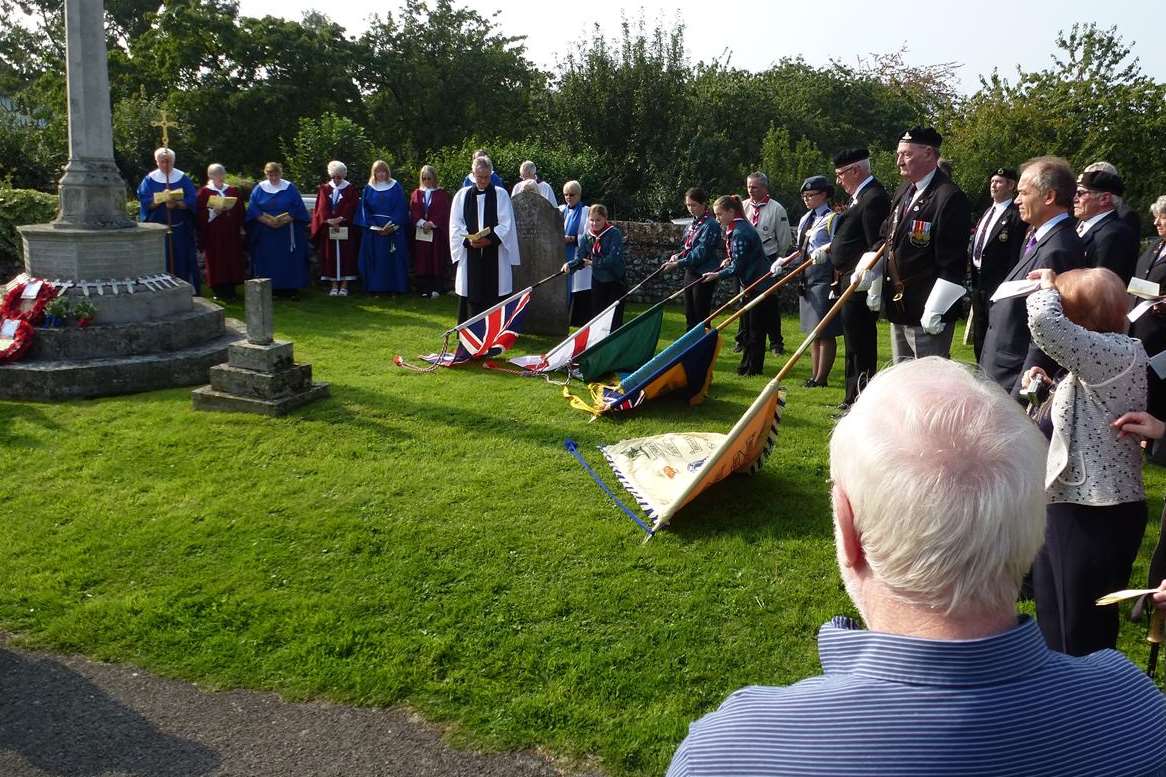 Standards are lowered for the two minutes silence