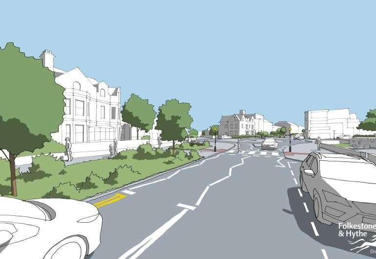 New roundabout and cycle lanes in plans to transform Folkestone’s road ...